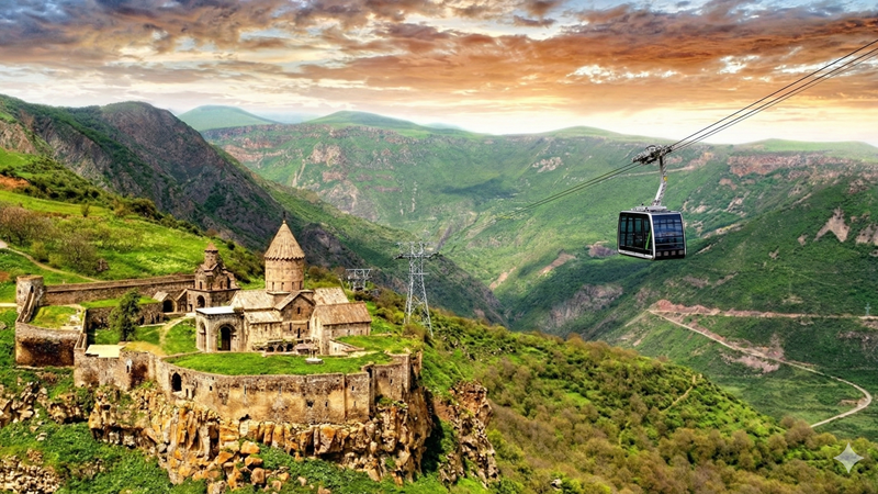 Wings of Tatev and Tatev Monastery